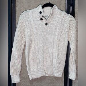 Cherokee Beige Knit Cardigan Sweater